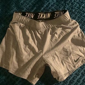 Nike Grey athletic shorts